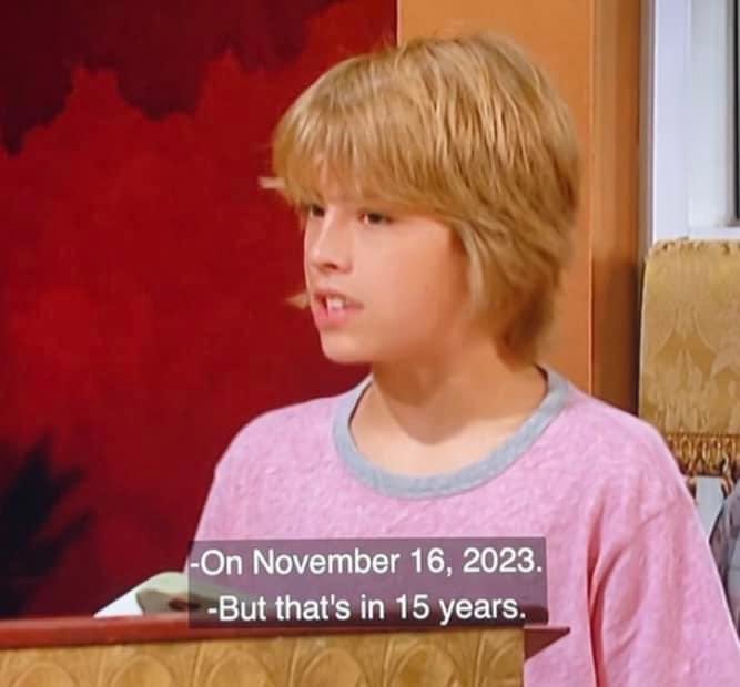 Zack and Cody can finally dine at the fancy italian restaurant they reserved 15 years ago