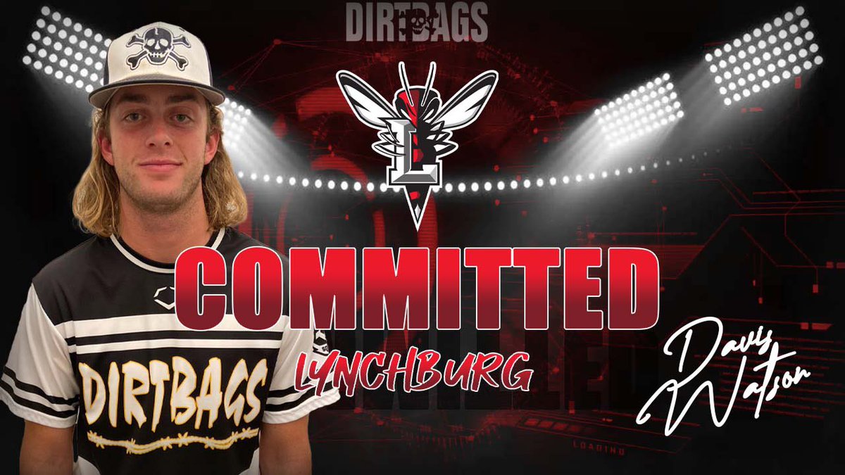Congratulations Davis Watson (2024 Wakefield High School RHP) on his commitment to University of Lynchburg! #DIRTBAGUP