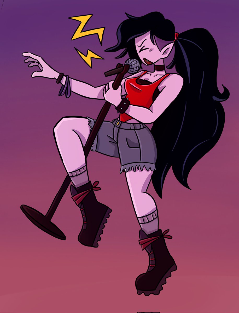 Chen_Miss0's tweet photo. Marceline 😳😳😳

#adventuretime #adventuretimefanart #marceline https://t.co/gRtPnJ4Xk4