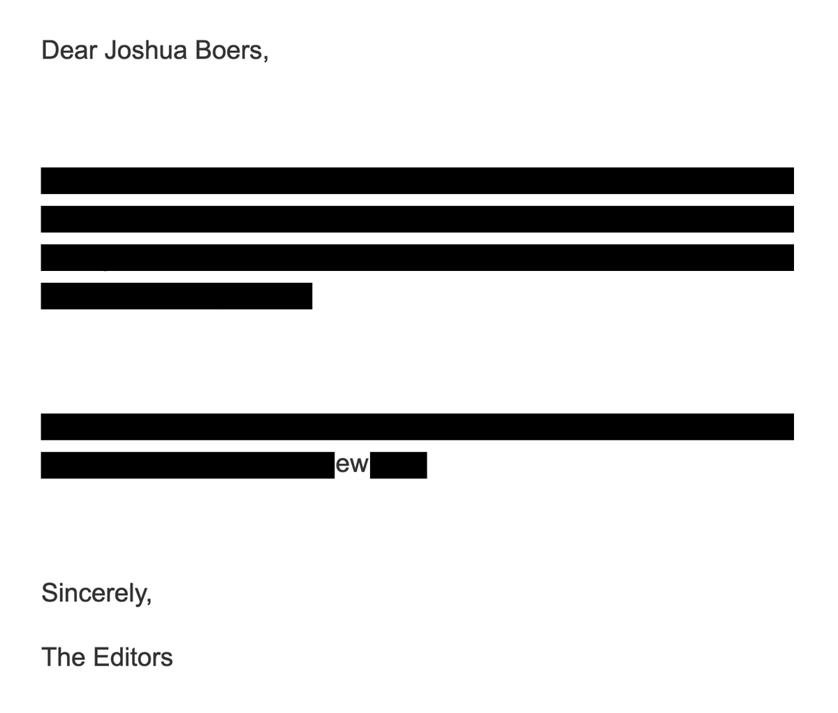 JoshuaBoers's tweet photo. My contribution to the trend. #QueryRejectionPoetry https://t.co/CJ8rF1CEeB
