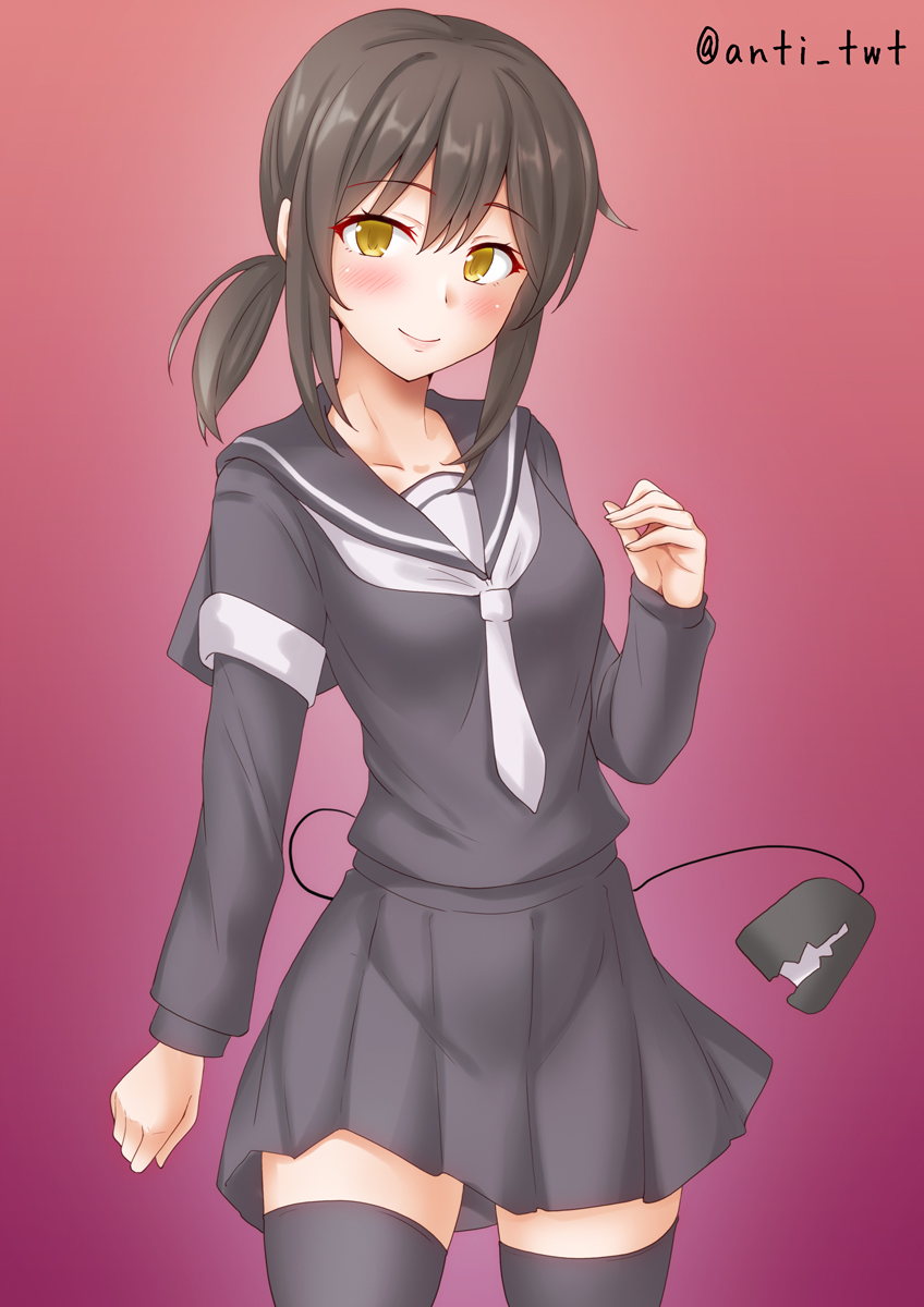 艦これ「正統派主人公 吹雪ちゃん #艦これ版深夜の真剣お絵描き60分一本勝負 #艦これ版」|あんちのイラスト