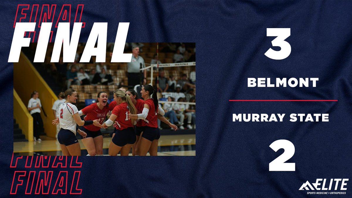BelmontVB's tweet photo. MVC TOURNAMENT BOUND‼️

Bruins take 5⃣ set thriller https://t.co/Qrqrdm90ZE