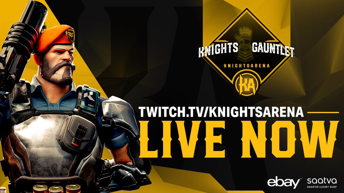 We are LIVE with the Quarter Finals for November's #KnightsGauntlet presented by <a href="/eBay/">eBay</a>⚔️

(<a href="/turtletroopsval/">Turtle Troop</a> vs Let Us Cook)
📺twitch.tv/KnightsArena

(<a href="/gamingilluzion/">IlluZion</a> vs Final Form)
📺twitch.tv/KnightsArena_a

📎pks.gg/bracket