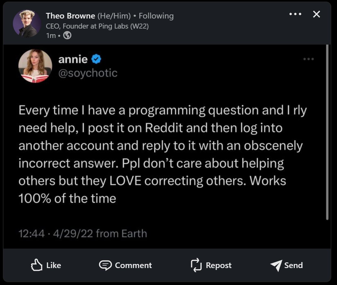 samathingamajig's tweet image. theo's the king of linkedin now (sorry @WarrenInTheBuff)