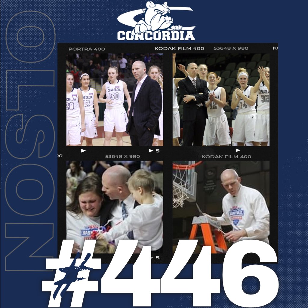 Congrats to <a href="/CoachDrewOlson/">Drew Olson</a> on reaching another milestone! He is now the winningest coach in <a href="/cunebulldogs/">Concordia Bulldogs</a> history! 🐐🏀
