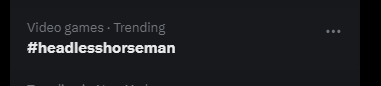 Well, #HeadlessHorseman is now trending.. Did you manage to get it? 🤔