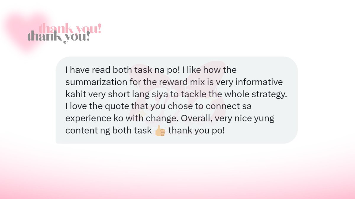 🎀 feedback from a regular client ࿐

another regular! <33 always love working with this person kasi the tasks push me to my limits; they are quite challenging. these commissions, btw, are (excel) spreadsheet-related + written works!