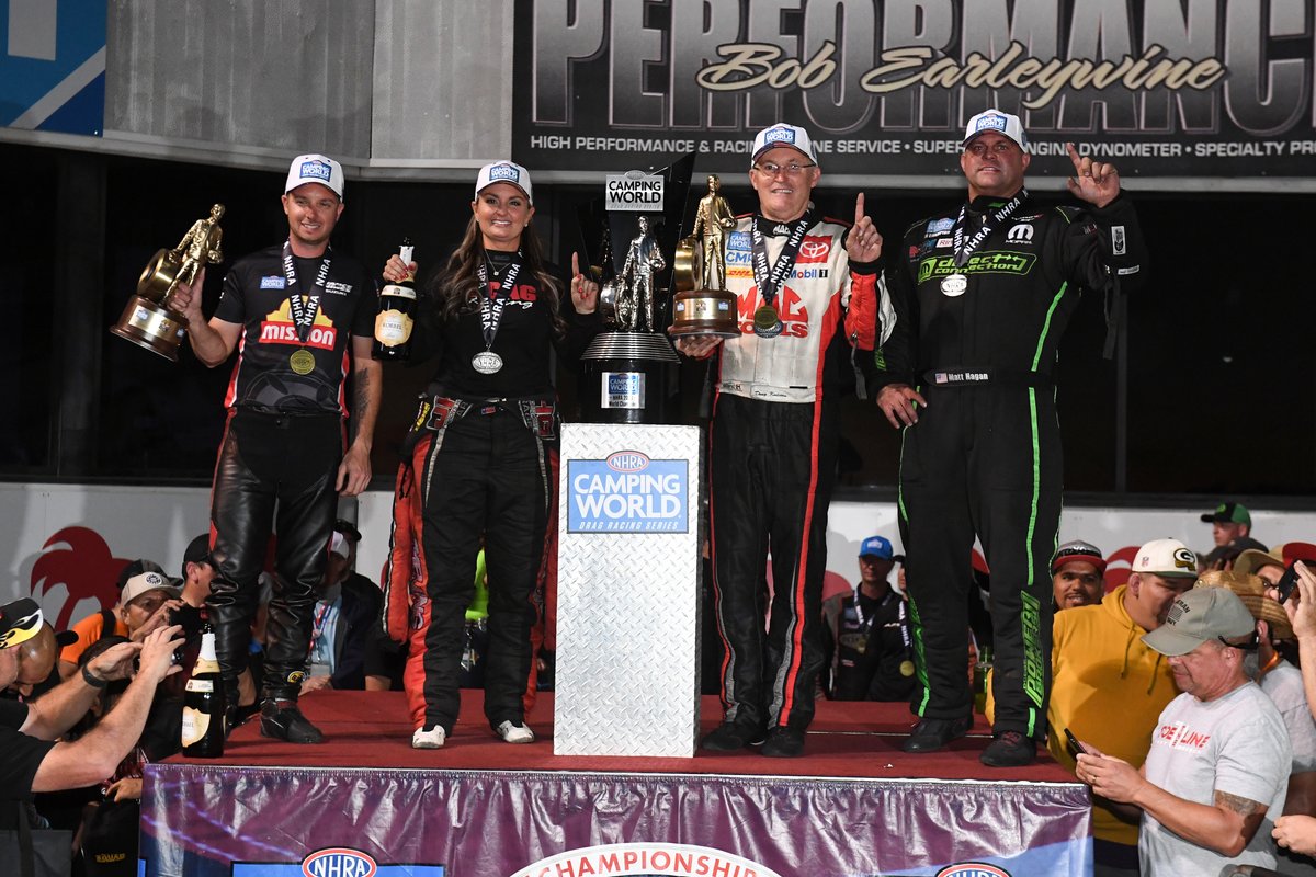 After being the runner up six time, Doug Kalitta is a runner up no more

#DougKalitta #LeahPruett #TopFuel #KalittaMotorsports #Toyota #Winner #Champion #NHRA #PomonaDragstrip #DragRacing #California #InNOutBurger #AirDoug  

racingpromedia.com/post/doug-kali…