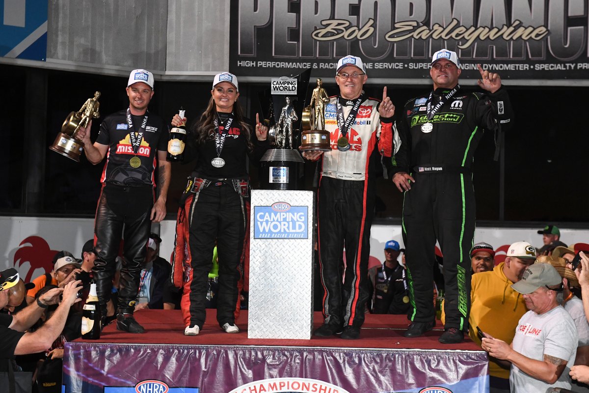 After being the runner up six time, Doug Kalitta is a runner up no more #DougKalitta #LeahPruett #TopFuel #KalittaMotorsports #Toyota #Winner #Champion #NHRA #PomonaDragstrip #DragRacing #California #InNOutBurger #AirDoug racingpromedia.com/post/doug-kali…