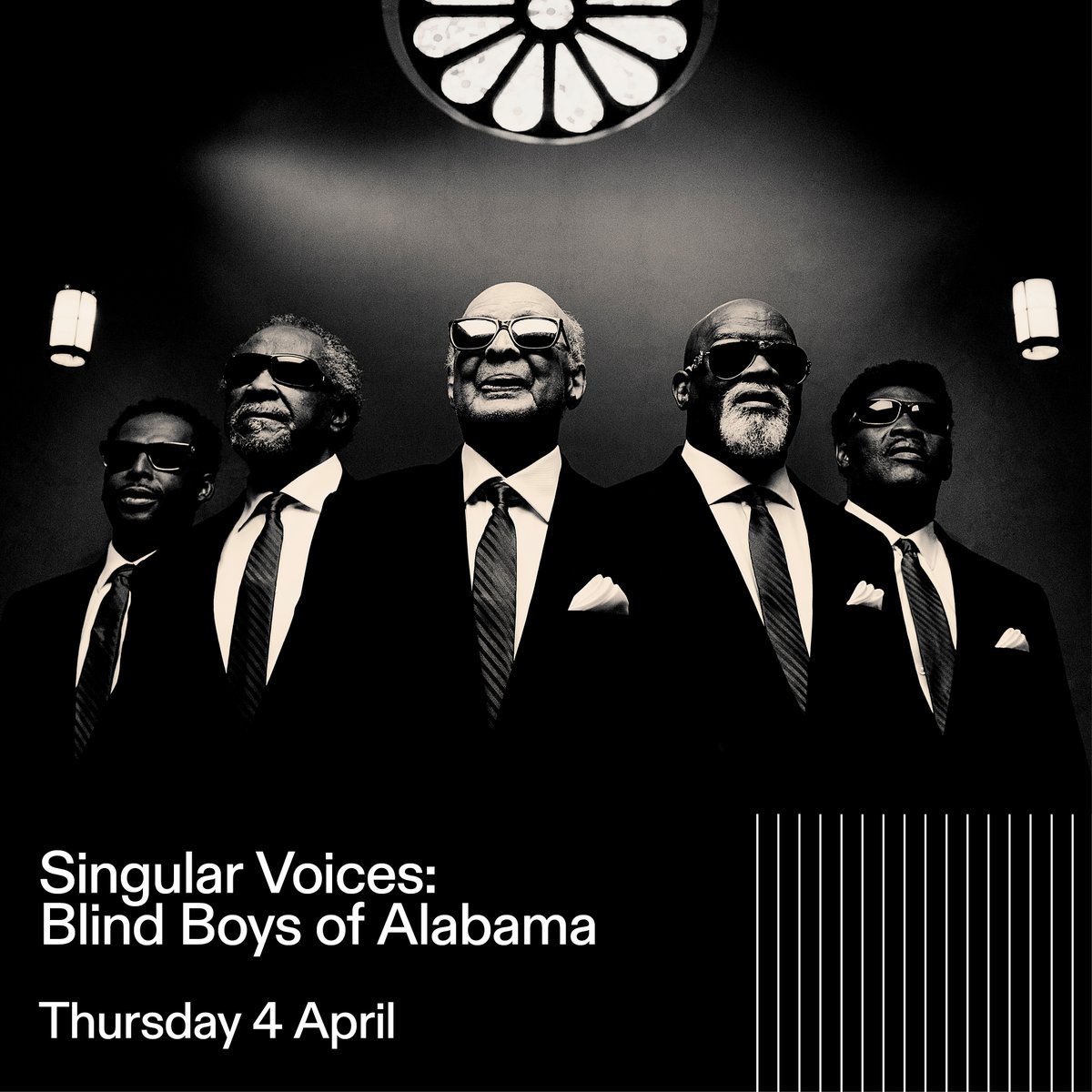 CityRecitalHall's tweet photo. On sale now!
Don't miss the living legends of gospel music @blindboys of Alabama on their return to Sydney for one show only.
Tickets will sell out. https://t.co/Sy7TausDTy
#blindboysofalabama #GospelMusic #Sydney https://t.co/p2uuDyuZfH