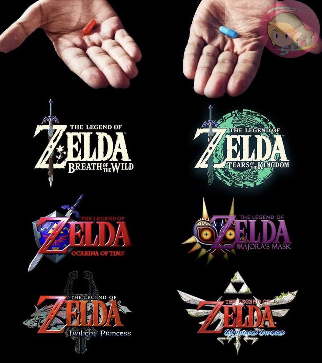 Blue. Easiest decision on the planet. - The best Zelda game - The best N64  Zelda game - The best Zelda soundtrack And they didn't even include Wind  Waker in either choice, image size:1065x1200
