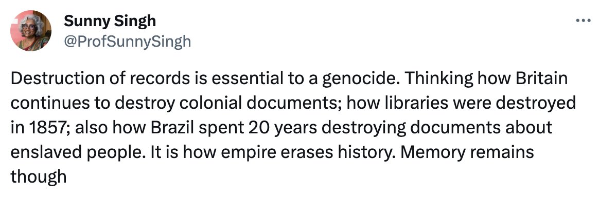 "Memory remains though..." 

My grandma always talked about her deep shame in Japan's colonial brutality. She was a Japanese immigrant, a picture bride raised during Japan's rise as an imperial power. 

But she knew right from wrong, truth from lies. And she never forgot.