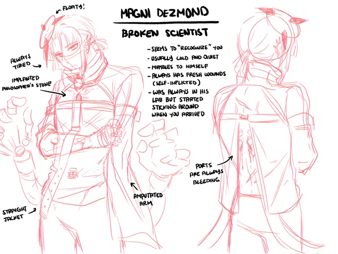 #MagniOpus WIP
Still brainstorming my own version of doppelganger maguni
Of course I need that good ol AP connection, it's a must dang it! 