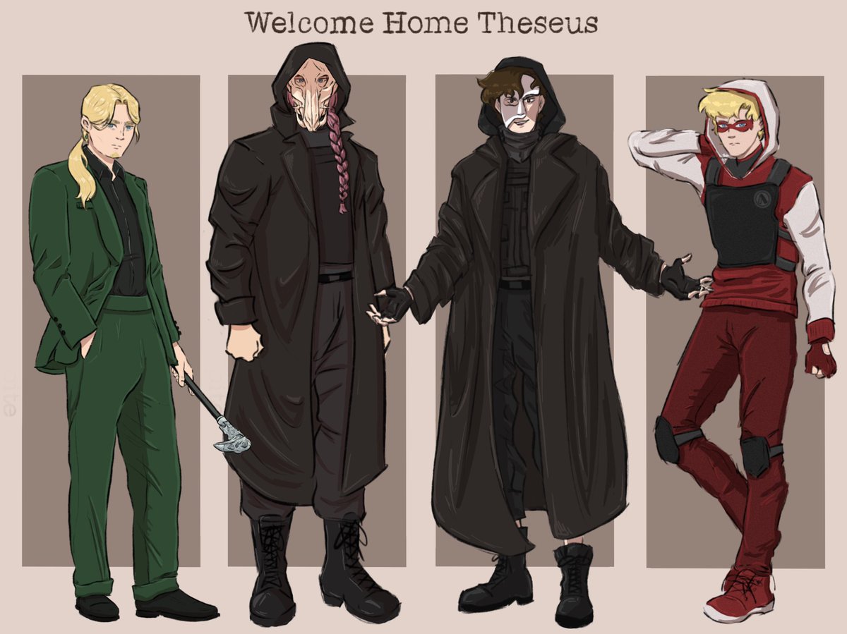 ⚠️Welcome Home Theseus update⚠️

Chapter 66 -So it Begins pt.1
Tensions are coming to a head and time is running out

-Remember to tag WHT spoilers if you’re talking about it just in case people aren’t caught up 

-(Link below) 

Art by the amazing <a href="/Bluestrasa/">Blue Bluestrasa</a>