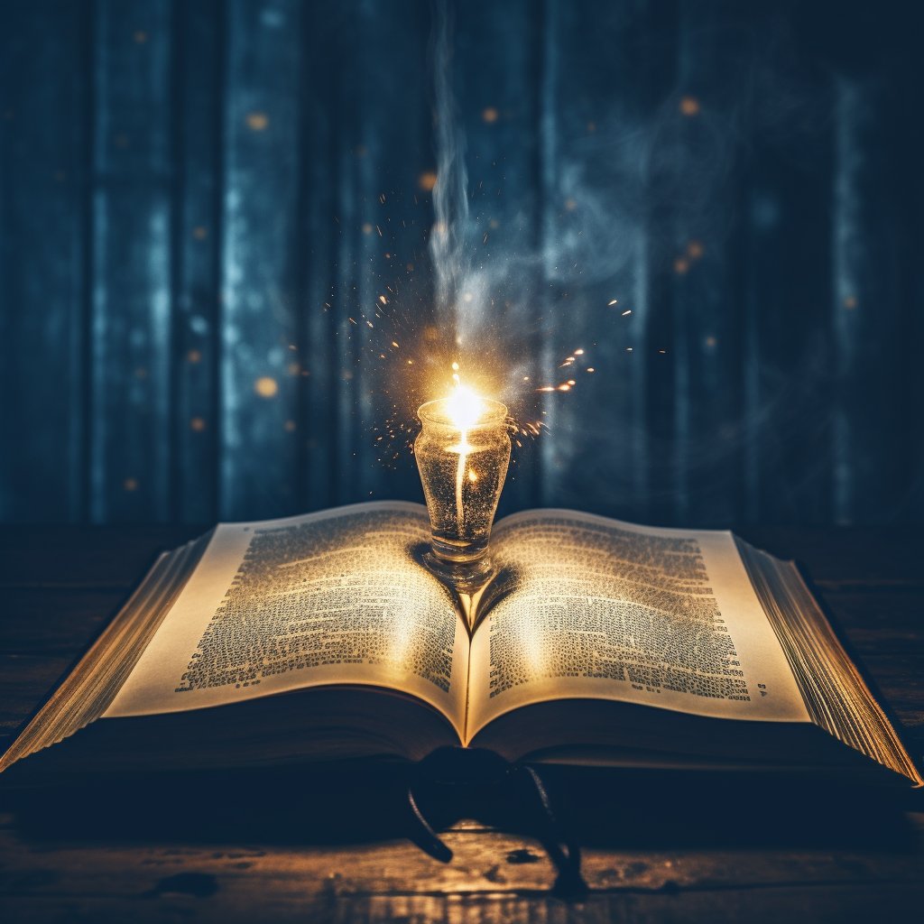 'Journey into Wisdom: Illuminating the Pages in Darkness with Flashlight. 📖🔦 Unveiling knowledge amid shadows. #KnowledgeQuest #BookishAdventures #FlashlightReads #WisdomInDarkness #IlluminateLearning #OpenBookMagic #SeekingUnderstanding #EnlightenedReading #PagesOfWisdom