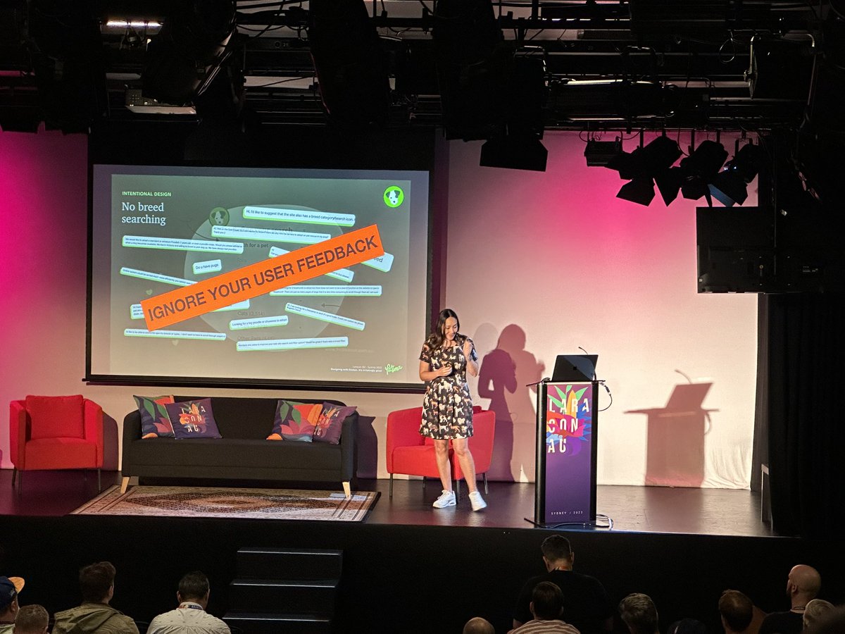 .<a href="/the_patima/">Patima™ 👸🏻</a> is dropping some spicy takes about designing apps with friction #LaraconAU