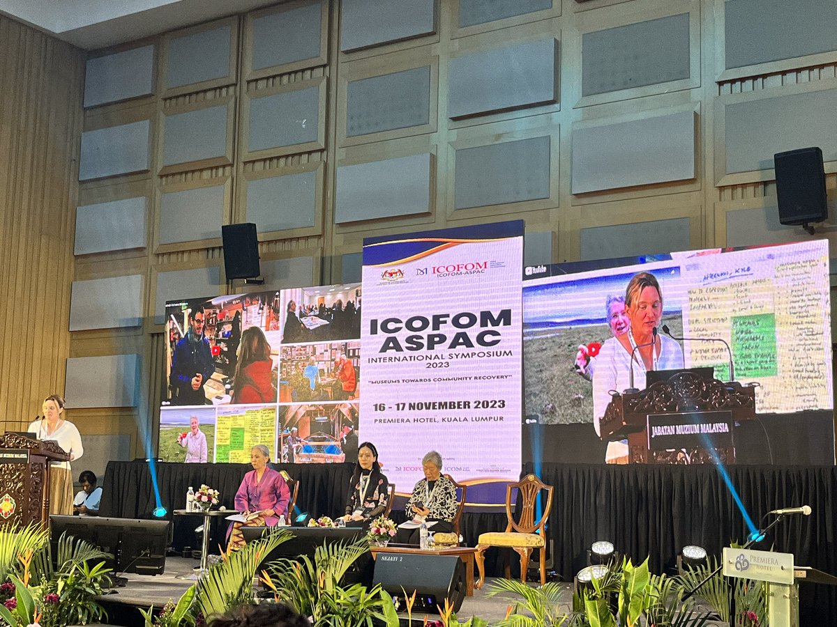 Professor Karen Brown, @ArtHistoryStA <a href="/MHSStAndrews/">Museum & Heritage Studies,University of St Andrews</a> and Principal Investigator for <a href="/SharedIslandStA/">Shared Island Stories</a> presents at the ICOFOM-ASPAC International Symposium on “Museums Towards Community Resilience” #icofom #icofom2023 #islands #sharedislandstories