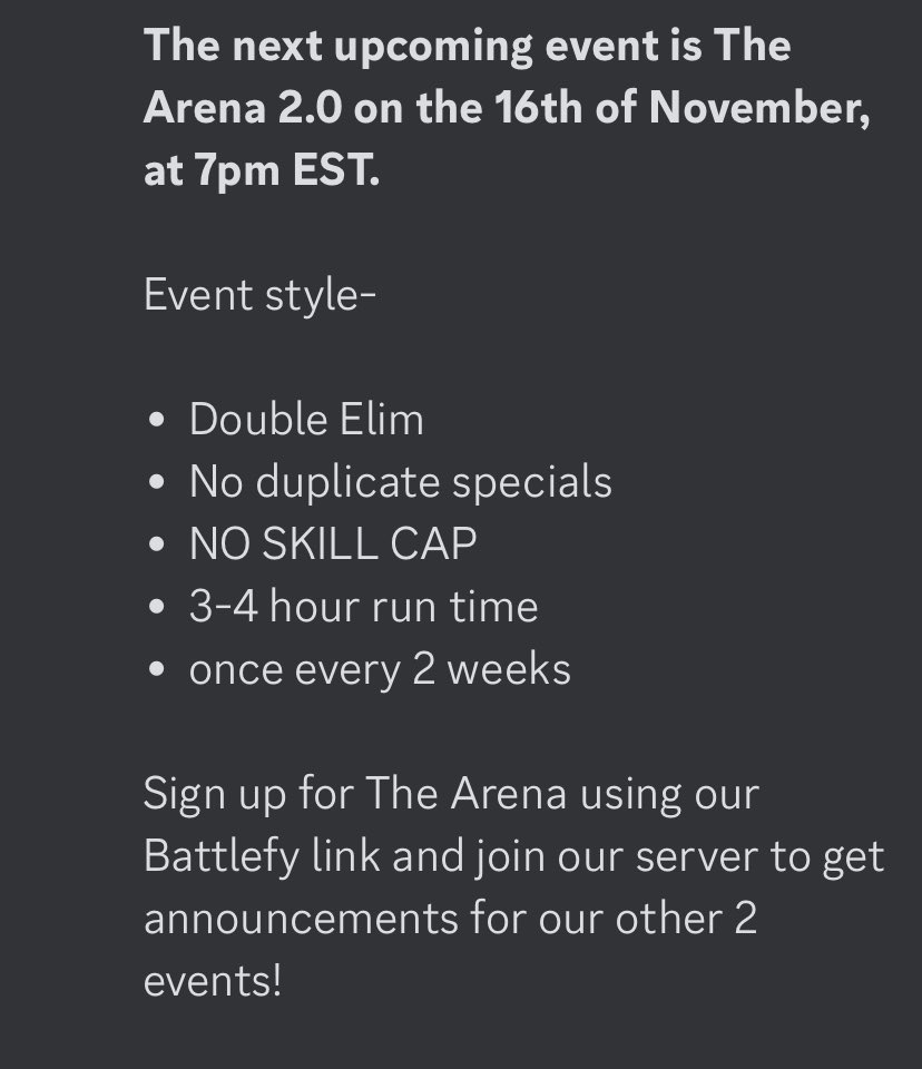 InklineOrg's tweet image. First Inkline event 🏆The Arena 2.0🏆 tomorrow at 7pm EST -&amp;gt; double elim -&amp;gt; no duplicate specials 

Battlefy : battlefy.com/inkline-tourna…

Discord server: discord.gg/PxmvjbPRVm