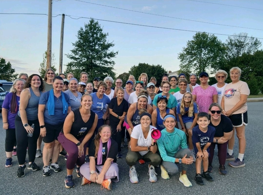 TDaven01's tweet image. 2 Run for God classes completed! 22 weeks of training and fellowship. This class has strengthened my faith, friendships, and fitness. Next week on Thanksgiving, our "graduation" run will be at the 2023 East berlin Turkey Trot. #WalkForGod #RunForGod #WeDidIt #GodSquad15