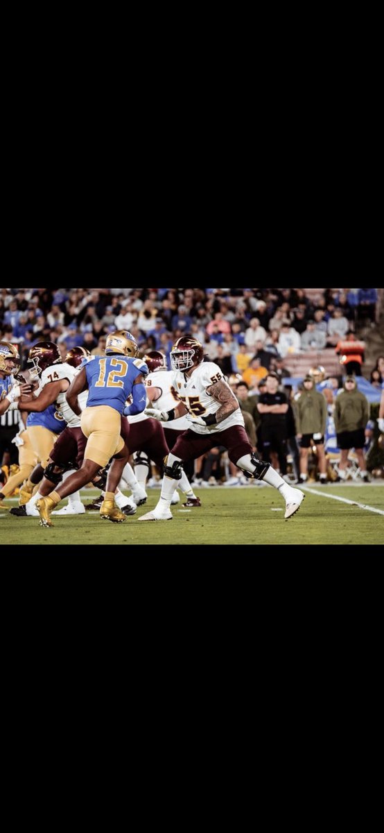 After a great talk with @CoachTuitele I am beyond blessed to say I received an offer to Arizona State University go Sun Devils!! #Deth @ASUFootball @ZacErekson @TreverMcFalls @SnowCollegeFB @DevontayTaylor @cadebriggs55 @romeotiumaluu @JuCoFootballACE @JUCOFFrenzy