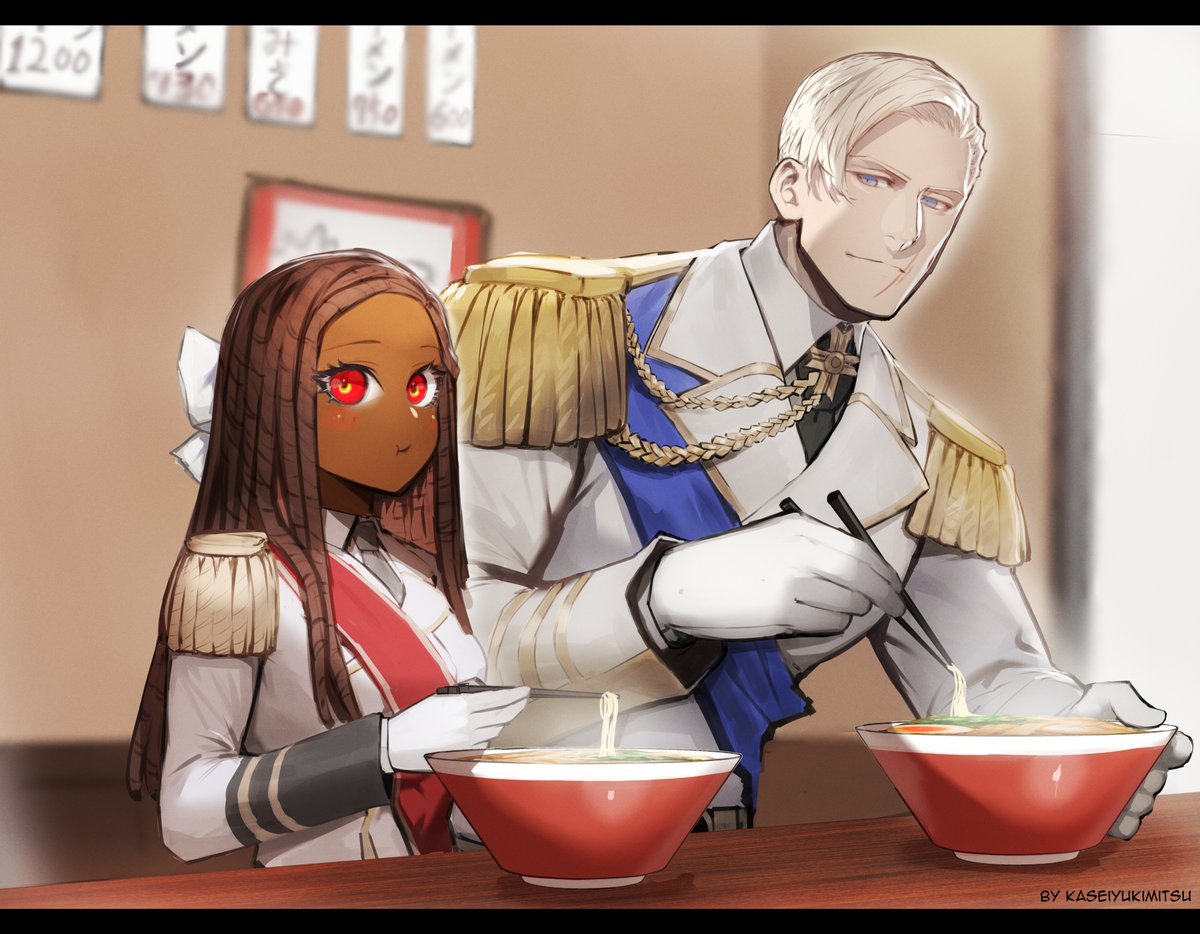 _Kyou's tweet photo. i am obligated to present Adra and Alex every time there's a vague of new followers https://t.co/76rpGpiNH2