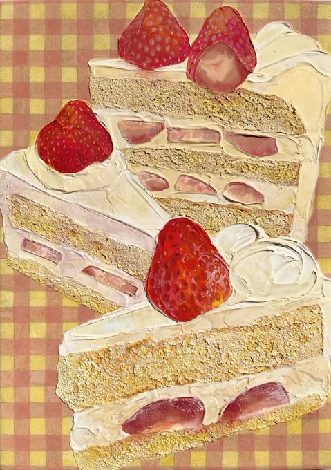 「pastry strawberry shortcake」 illustration images(Latest)