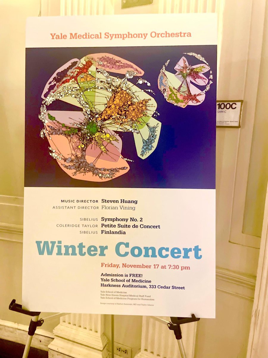 DrJessicaT's tweet photo. I'm playing violin (sound bite from rehearsal) in the @Yale Medical Symphony Orchestra Concert—ft. Jean Sibelius' Symphony 2 &amp; Finlandia &amp; Samuel Coleridge-Taylor's Petite Suite. Hope to see you there, Fri 7:30 pm at Harkness Auditorium! https://t.co/xUEq3cfxfF