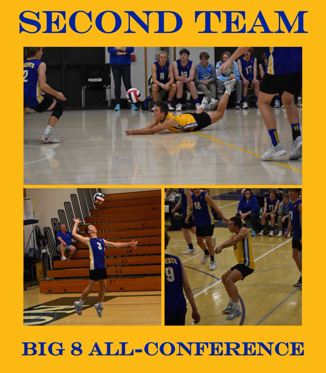 RegentBVB's tweet photo. Congratulations to junior Milo Dean who was named Second-team All-Big 8 Conference! Milo led the team in digs and broke the single match record for aces with 7! Milo was also named Co-Defensive Player of the Year by his teammates! #regentpride #PAO https://t.co/TegKiT7jxJ