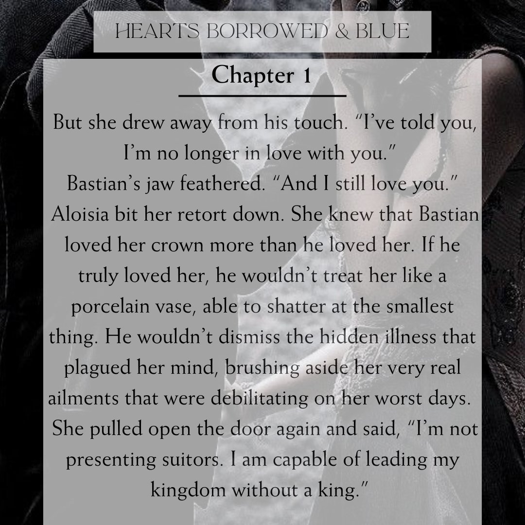 OberEmily's tweet photo. Realizing your first love isn't what you thought it was is never easy, especially when you find yourself betrothed to the person you thought you could trust. 

Aloisia remembers those moments with Bastian all too well as she navigates her way to the throne on her own terms. https://t.co/RnbtYitSPY