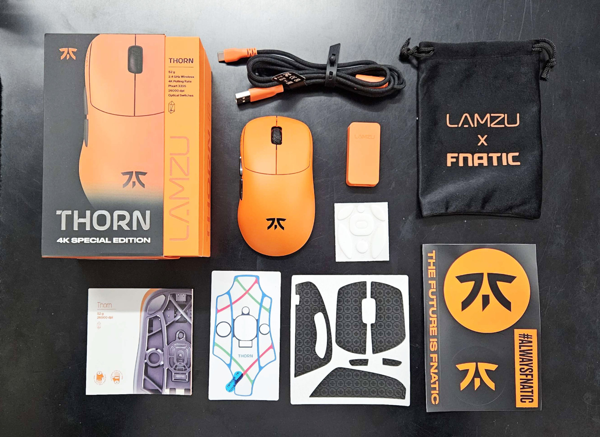 Fnatic × Lamzu Thorn 4K Special Edition Fnatic Fnatic x Fnatic × Lamzu Thorn 4K Special Edition Fnatic Fnatic x