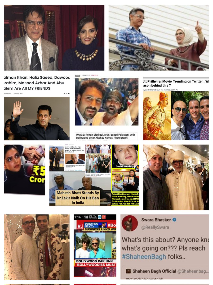 SoumyaRao52's tweet photo. @esther_joseph13 @NIA_India @CBIHeadquarters @PMOIndia @HMOIndia @VPIndia @MeNarayanRane @Dev_Fadnavis @IPS_Association @arjunrammeghwal When will the Dawoodwood be held accountable for getting funded by their big boss sitting in Dubai/Karachi? #BollywoodKiGandagi run propaganda, glorify Pak, demean India, Sanatan culture!
#NIAProbeBollyTerrorLink
#BoycottBollywoodCompletely 
#BoycottTiger3 

SSRCase An Eye Opener https://t.co/sD87BNGTAd