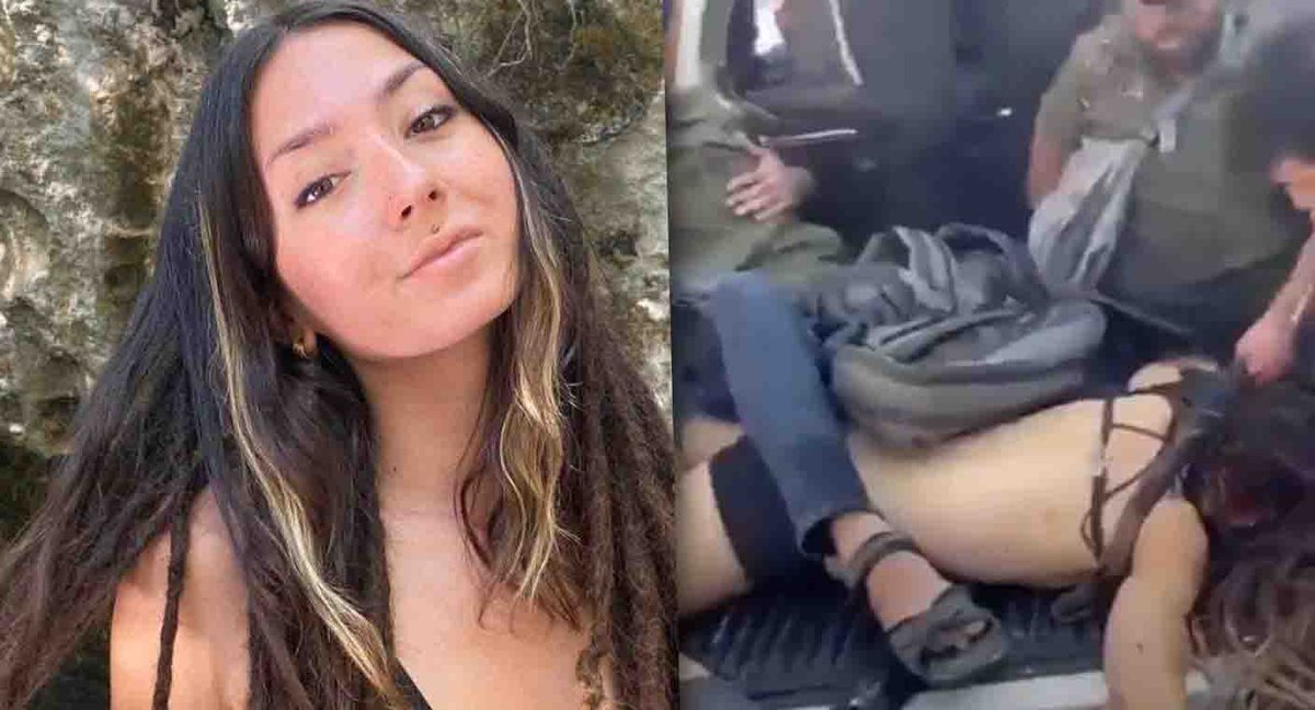 visegrad24's tweet photo. The IDF has killed one of the terrorists who paraded the bruised and naked body of Shani Louk around Gaza, says Shani’s mother Ricarda Louk. https://t.co/ZdTzQgiRCu