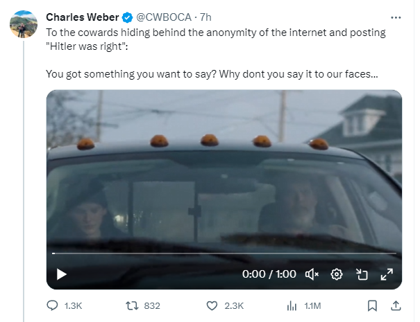 CurtRate's tweet photo. Okay, I think I've seen enough of this place. Some asshat says Jews are pushing white hatred, and the owner says that's the truth. Antisemitic replacement theory bullshit. It's no different than the neonazis with the tiki torches chanting "Jews will not replace us." https://t.co/ELS9253Hdm
