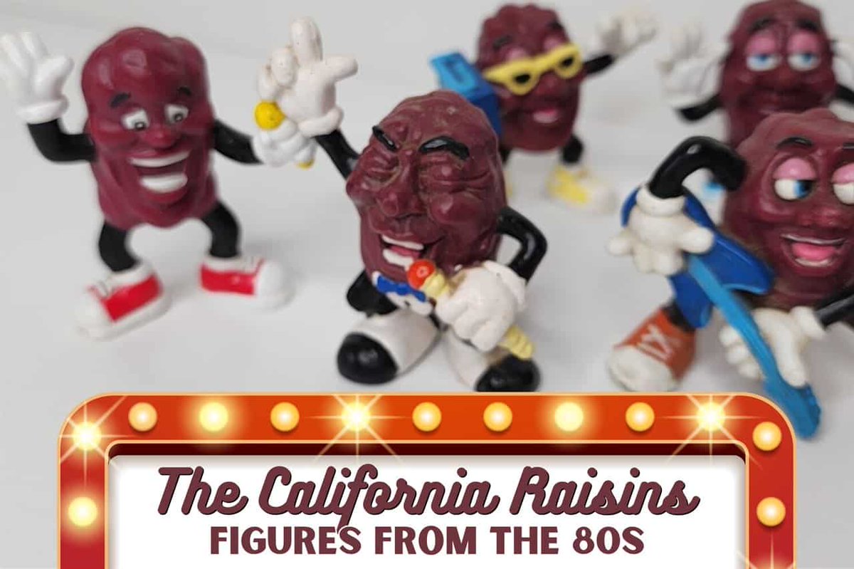 Remember The California Raisins Figures From The 80s? #californiaraisins #retro #claymation #80s #1980s #retrotoys #80stoy #toys #80svintage #80sretro #80skid #80skids #80snostalgia #nostalgia Read the full article 👇👇👇👇👇👇👇👇 8bitpickle.com/toys/californi…