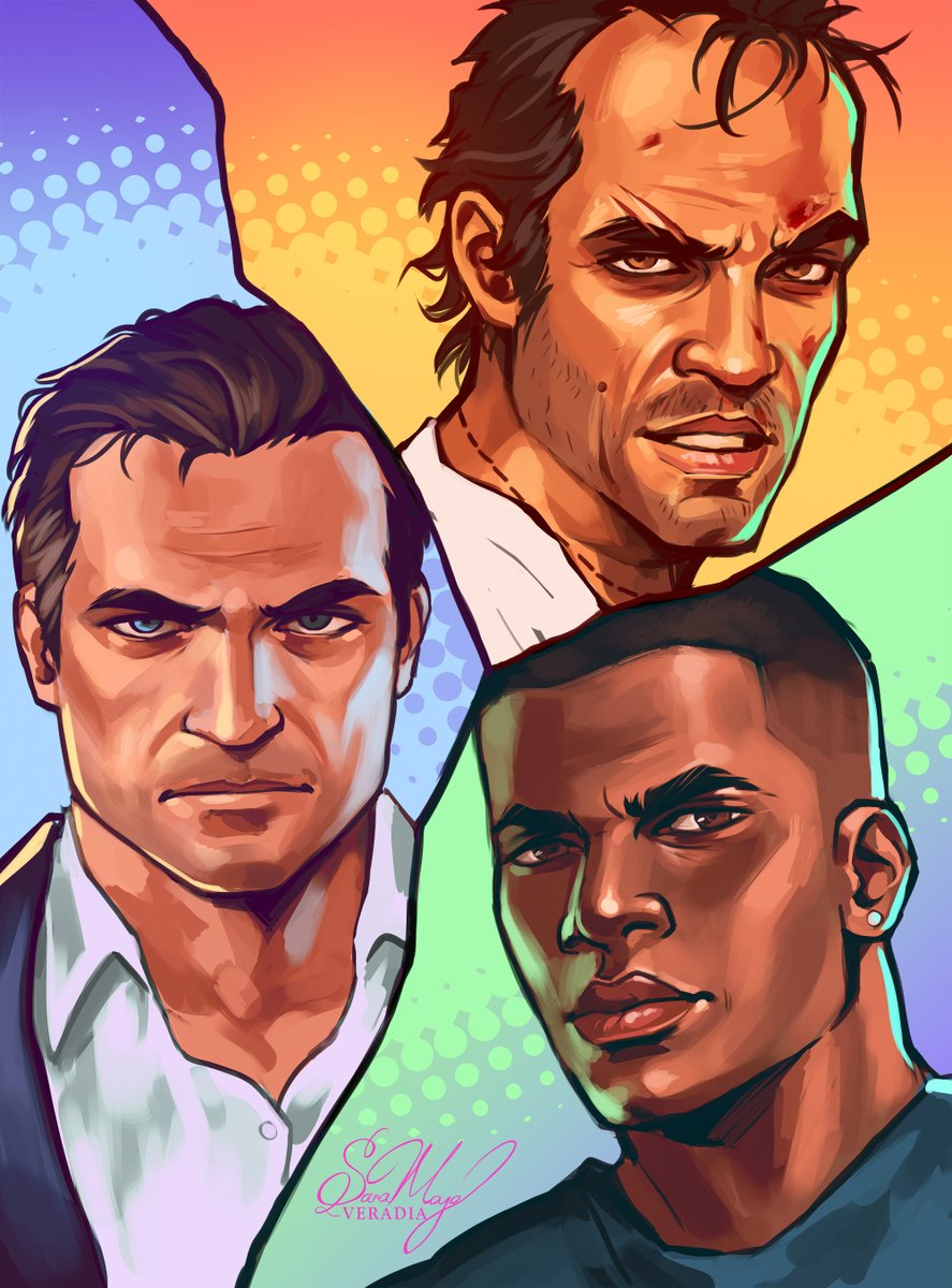 💙💚🧡 #gta #gtav