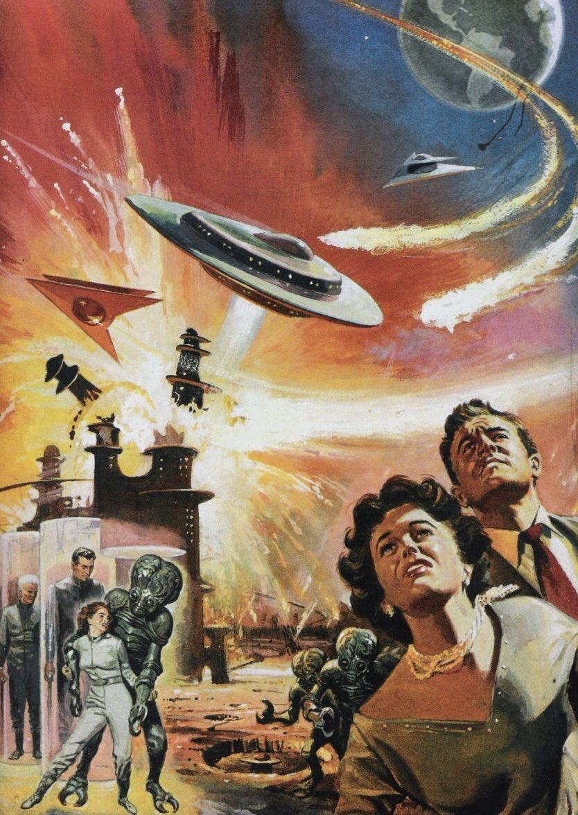 magictoasterfi1's tweet photo. Two mortals trapped in outer space... challenging the unearthly furies of an outlaw planet gone mad!
#thisislandearth #metaluna #movieposterart #onesheetart #Movieposterdesign #movieposterkeyart https://t.co/1LhMsD7nRZ