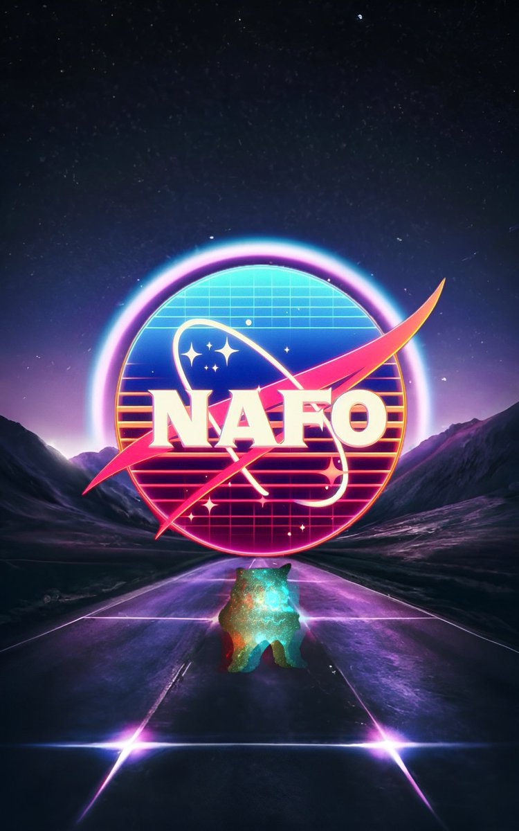 A #NAFOSpaceDivision wallpaper for your phone 🚀