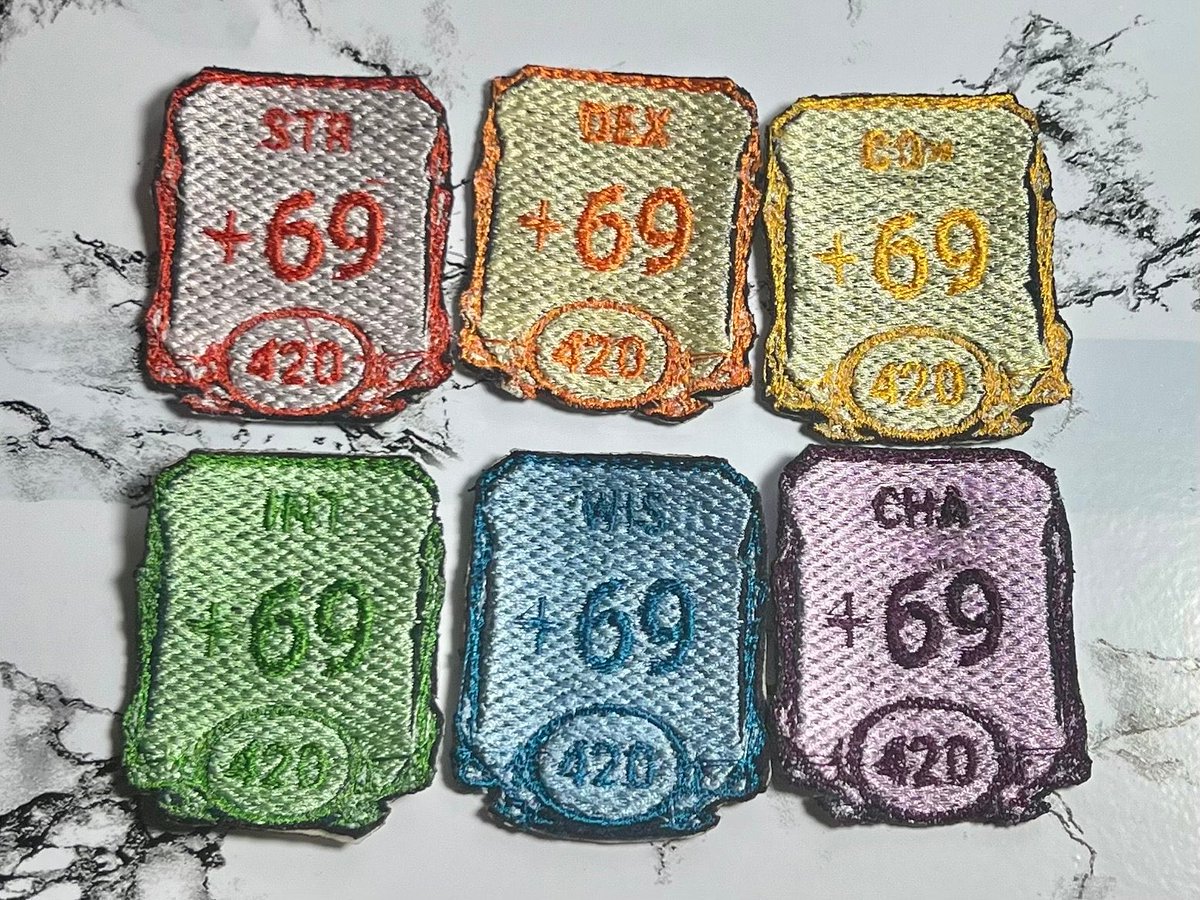 otter_oddities's tweet photo. Ability Stats Embroidery Set

https://t.co/feaIEMdU5O https://t.co/mmCmeFjISS