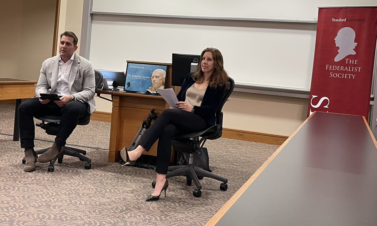SLSFedSoc's tweet photo. Thank you to Christopher Grieco of Rain and Emily Kapur of Quinn Emanuel for discussing all things crypto yesterday. We appreciated your insights! https://t.co/H2XAgQ2Apn