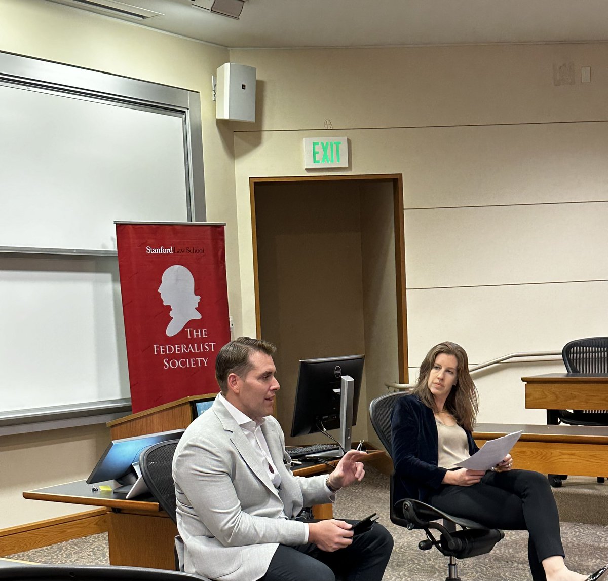 SLSFedSoc's tweet photo. Thank you to Christopher Grieco of Rain and Emily Kapur of Quinn Emanuel for discussing all things crypto yesterday. We appreciated your insights! https://t.co/H2XAgQ2Apn