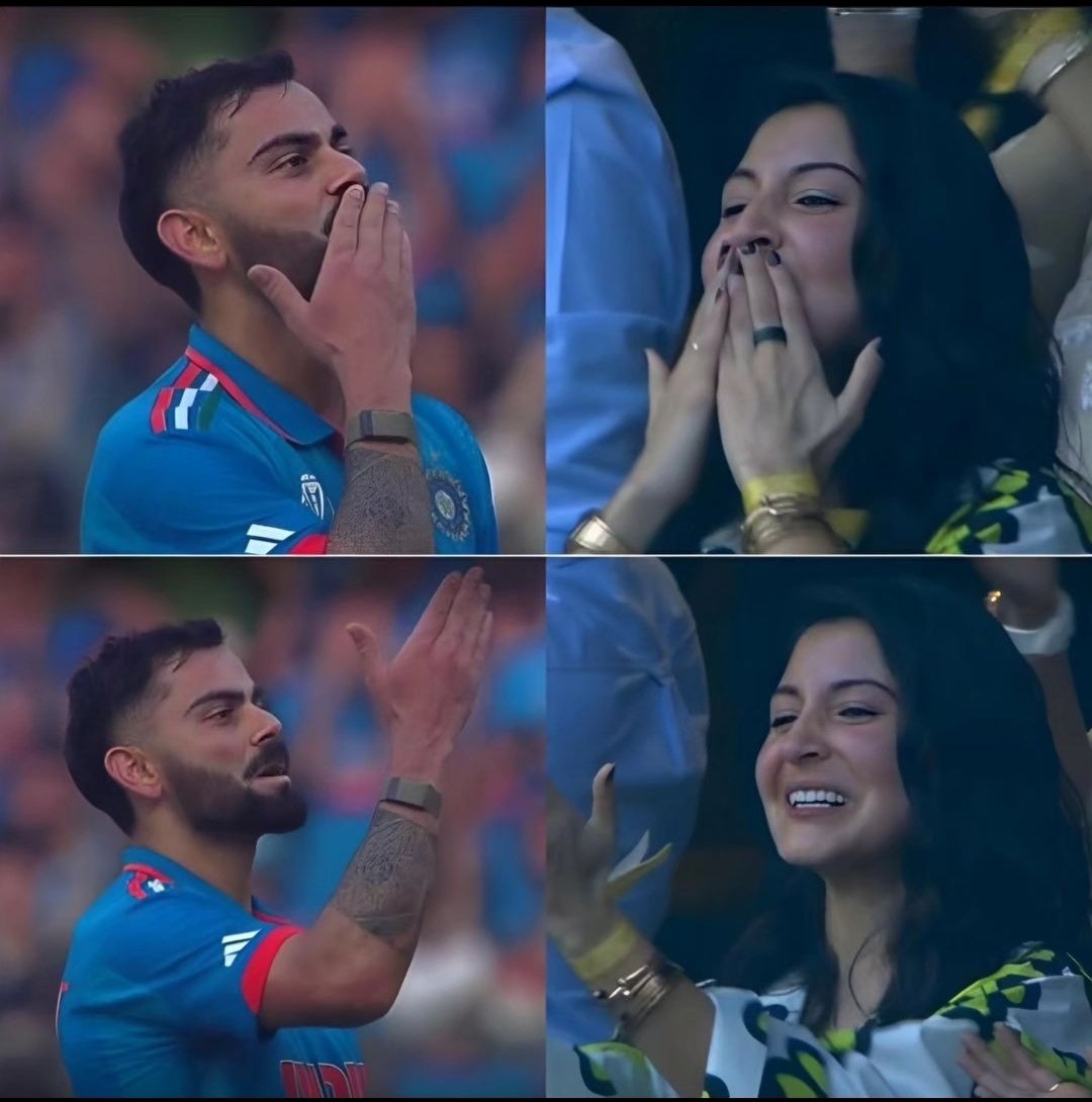 mrs__hazel's tweet photo. Yes God level performance and records. But to be an Indian man playing a sport watched by every Indian man and show love publicly, unabashedly, unapologetically, repeatedly towards the woman who stood by him will also be Virat Kohli's legacy. https://t.co/LJz9OAQS2Z