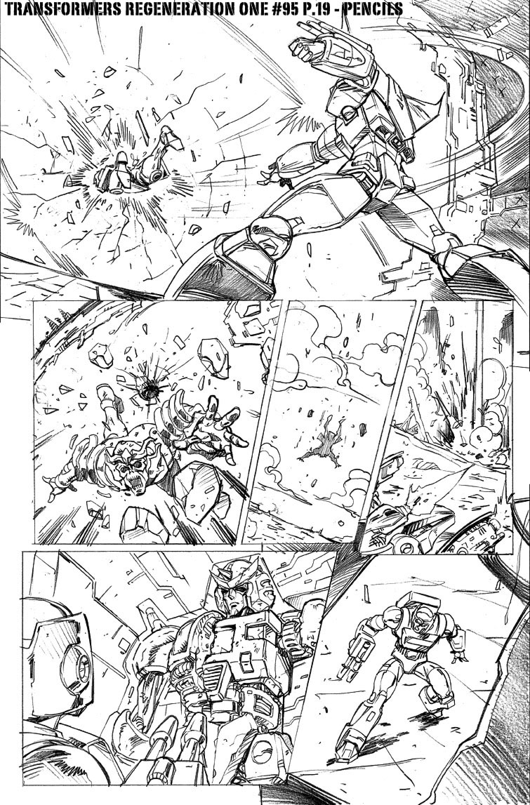 IDW TF Regeneration One #95 -p.18-19
Rodimus Prime vs Bludgeon

#transformers #comics #comicart #sequentialart #comicpencils #Bludgeon #wreckers #autobots #decepticons