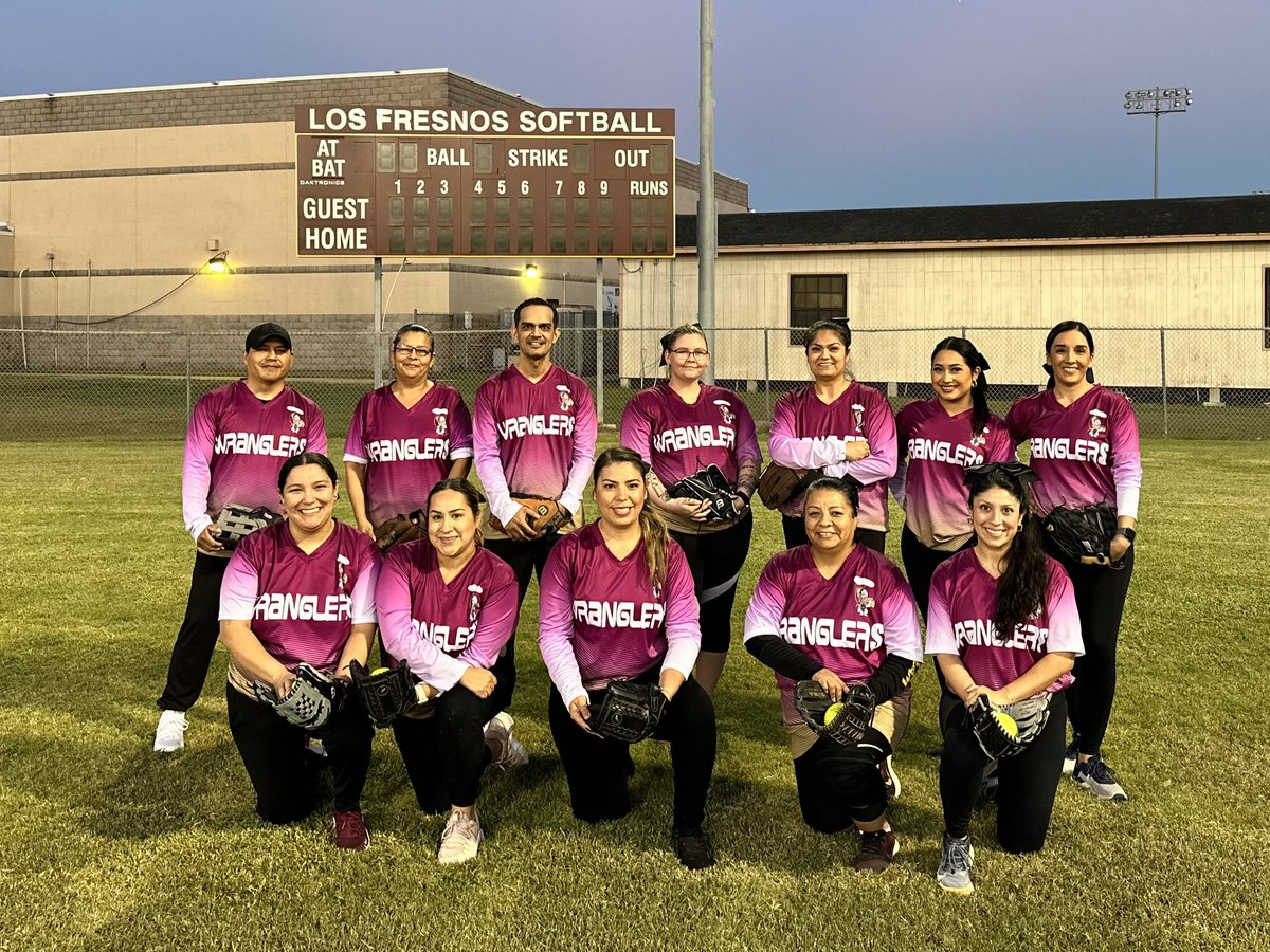 Congratulations to the Wrangler softball team with two big wins tonight!! The team won their first game to earn a spot in the playoffs and then won a second game right after to advance in the playoffs! It was truly a team effort. Go Wranglers!!