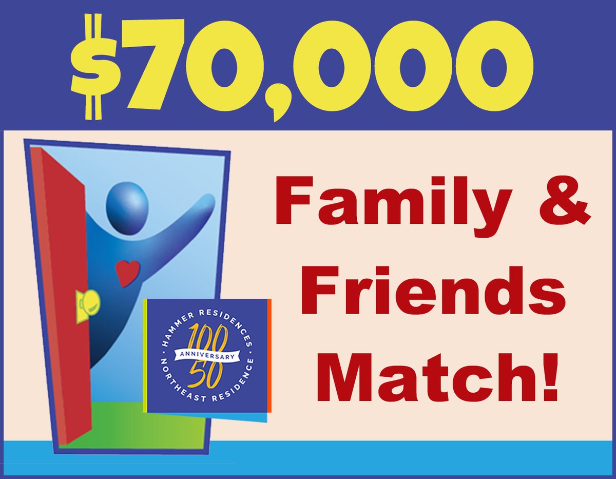 Great News!

A group of families have joined together and offered us a $70,000 Match for Give to the Max Day! Your gift, made before midnight today, will be DOUBLED! Together, we can unlock more possibilities in the future. Join us &amp; make your gift today! hammer.org/gtmd-2023/