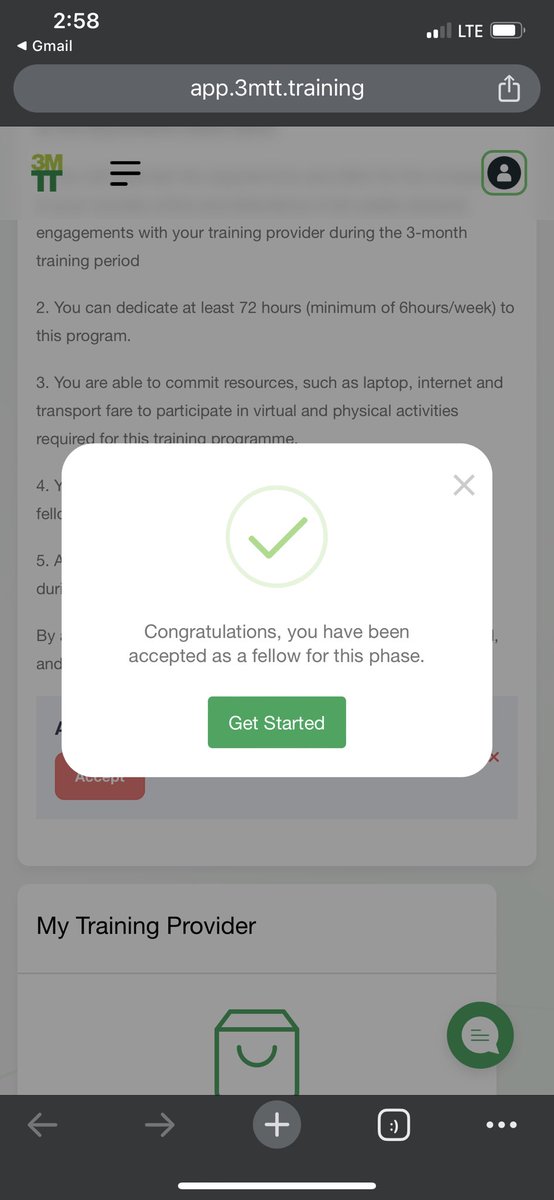 OdogwuBash's tweet photo. I have been accepted as a fellow for the #3MTT. I look forward to quality engagement with my training provider and other fellows. Special thanks to our Honorable Minister @bosuntijani for this great initiative.
#3MTTLearningCommunity 
#NigerianExcellence https://t.co/HjD97XUS6G