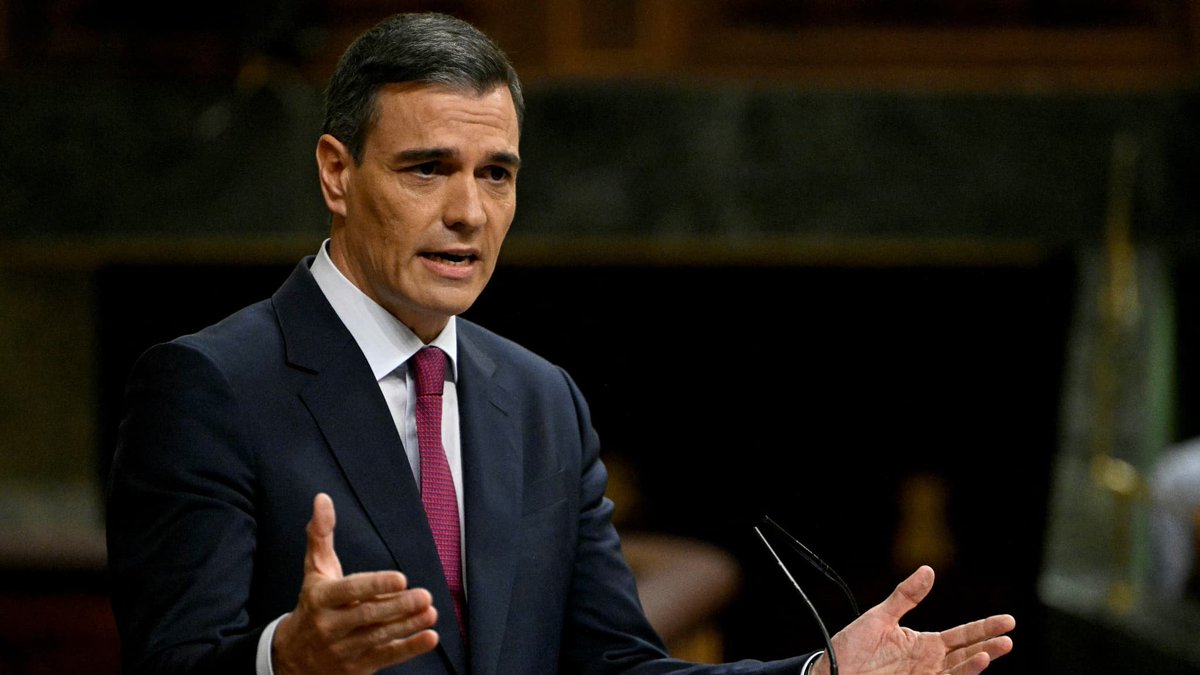 [ 🇮🇱 ISRAËL | 🇵🇸 PALESTINE ]

🔸 LePremier Ministre espagnol, Pedro Sánchez, affirme que l'Espagne va œuvrer pour « reconnaître l'État palestinien » et demande à Israël « le strict respect du droit international humanitaire qui aujourd'hui n'est clairement pas respecté ».