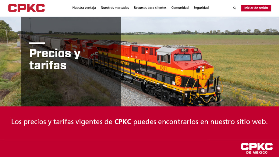 CPKCdeMexico's tweet photo. En @CPKCrail brindamos un servicio eficiente, de calidad,  ágil y competitivo. Es así que puedes visitar nuestro sitio web para explorar nuestros servicios, así como los precios y tarifas vigentes. ¡Únete a la red ferroviaria más grande de Norteamérica!

https://t.co/6q0MS2ukxH https://t.co/RrIeJupzb6