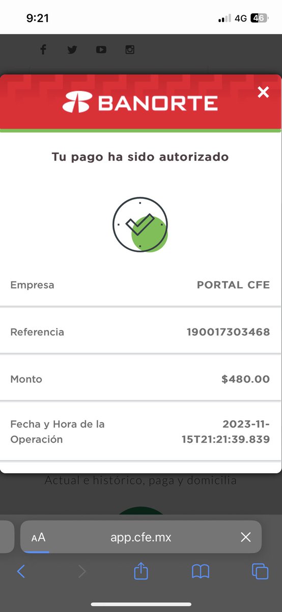 ANG1411's tweet photo. @CFE_Contigo ya me realizaron el cobro doble de mi servicio y no me reactivan mi luz. https://t.co/8shwy9RFUz