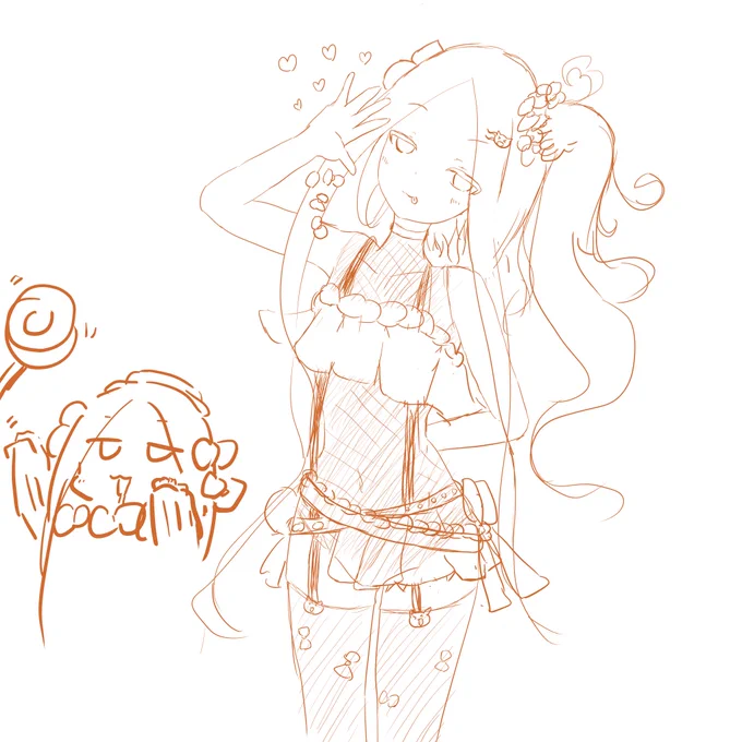 MMDも制作途中のばっかだしイラストもラフばっかり溜まっていく