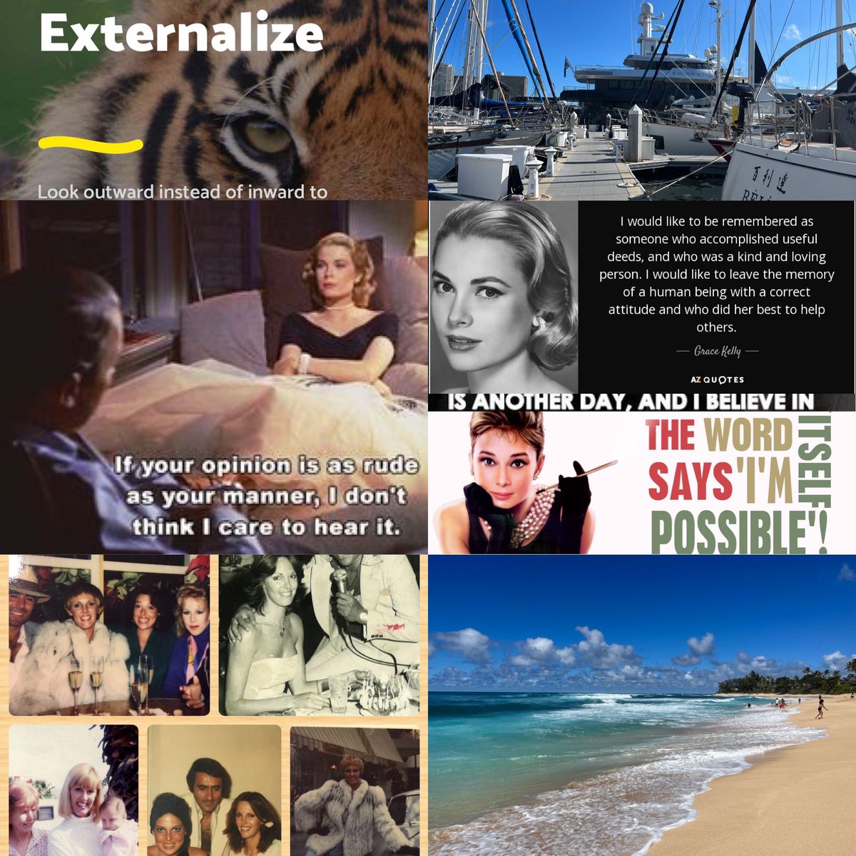 XTinaTaft's tweet photo. 𝑩𝒐𝒏 𝑽𝒐𝒚𝒂𝒈𝒆🛳️ 
#GraceKelly ❤️: “I would like to be remembered as someone who accomplished useful deeds, and who was a #kind and #loving person. I would like to leave the memory of a human being with a correct attitude and who did her best to #help others.”

“Happy girls are the prettiest girls. I believe that tomorrow is another day…” - #AudreyHepburn 

#Travel #Europe #Motivational #Inspirational #VictoriaTaft #Beach #France #Yachts #Boating #Ocean